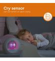 Lou Κουκουβάγια Παιδικό Φως νυκτός με ηχητικό αισθητήρα ZAZU Ροζ
